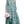 Sky Blue Bohemian Paisley Print Long Sleeve Tiered Maxi Dress
