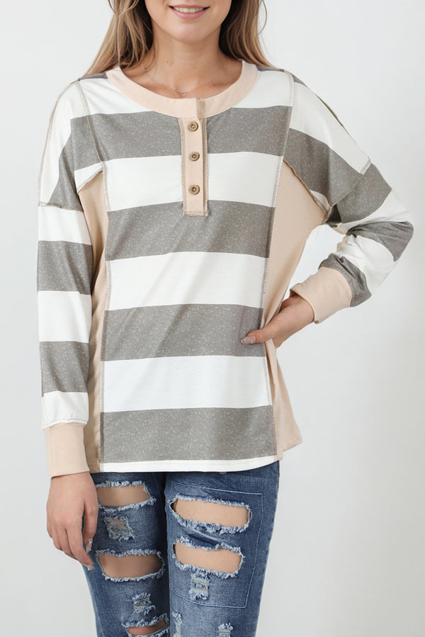 Multicolor Striped Sweatshirt
