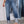 Blue High Waist Distressed Straight Leg Jeans